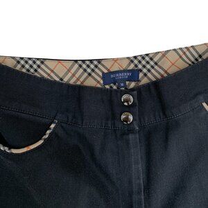 VINTAGE Burberry Pants Medium Black